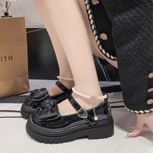 Adorable Bow Pearl shoe