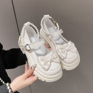 Adorable Bow Pearl shoe
