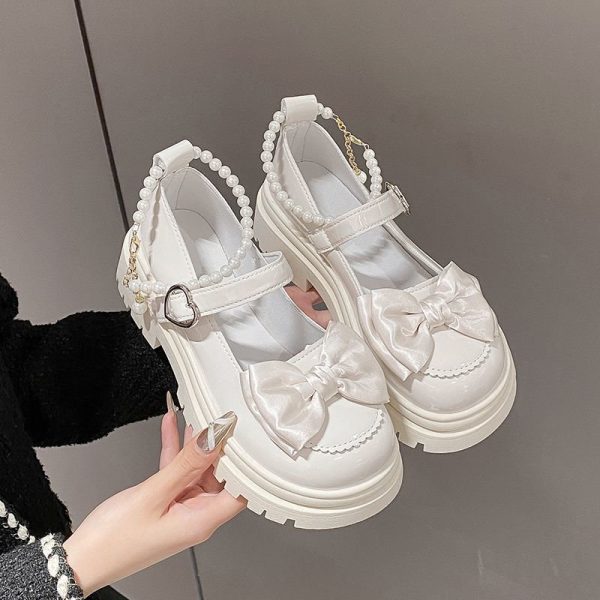 Adorable Bow Pearl shoe