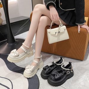 Adorable Bow Pearl shoe