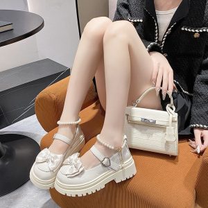 Adorable Bow Pearl shoe