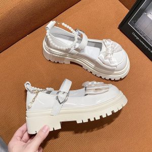 Adorable Bow Pearl shoe