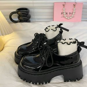 British Platform Mary Janes