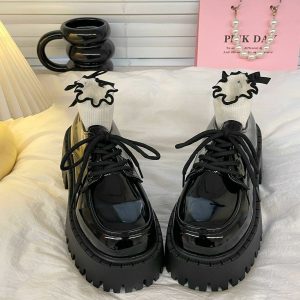 British Platform Mary Janes
