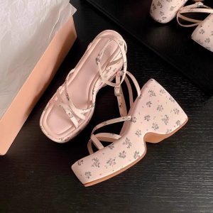 Chunky Platform  wedges shoe
