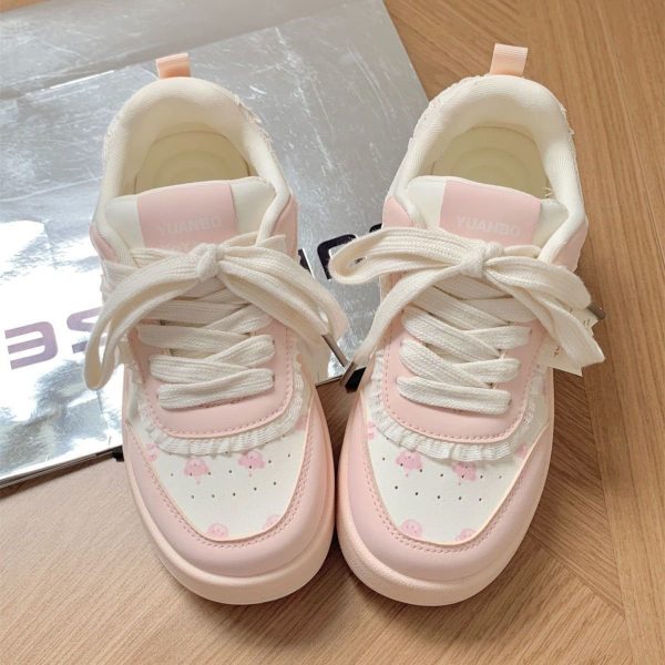 Dopamine White Casual Sneakers