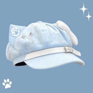 Y2K Cat Ear Beret