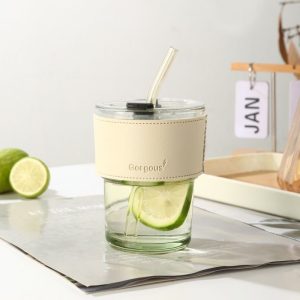 INS Bamboo Glass Cup