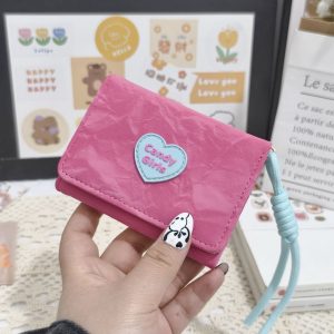 Cute Heart Mini Wallet