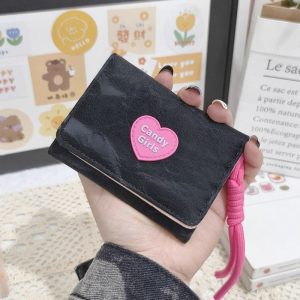 Cute Heart Mini Wallet