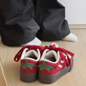 Tomato Vibe Platform Sneakers