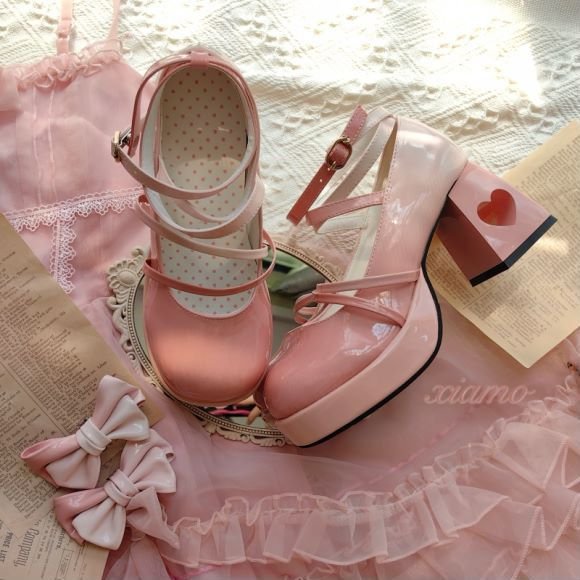 Soft Dream Heart Hollow Heels