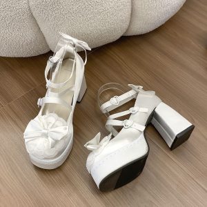 Dreamy Bow Lolita Heels