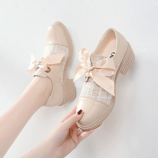 Cute Chunky Heel Shoes