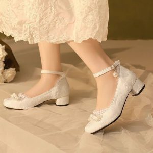 LEAG Dopamine Pearl Heels