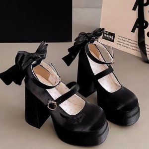 DGDA Bow Lolita Heels