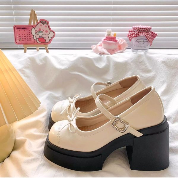 Vintage Bow Mary Janes