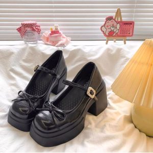 Vintage Bow Mary Janes