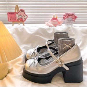 Vintage Bow Mary Janes