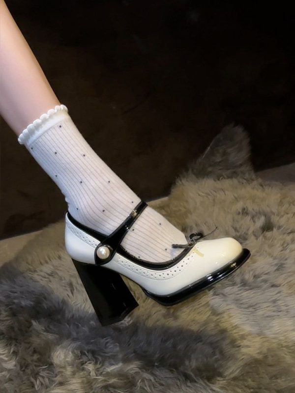 6.5cm Chunky Heel Shoes