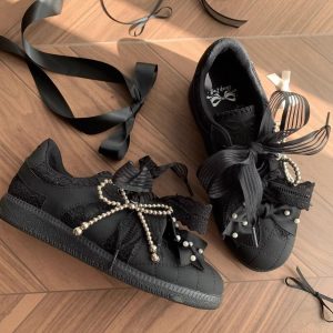 Soft Swan Aesthetic Sneakers