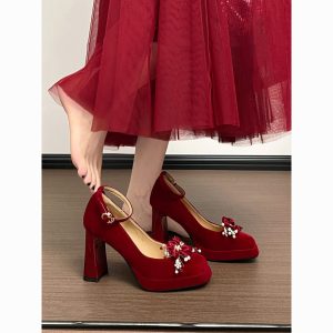 Red Xiuhe Heels