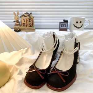 French Sweet Bow Mary Janes