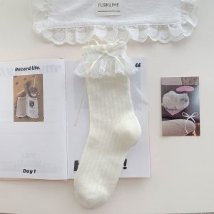 Korean Ballet Bow Socks