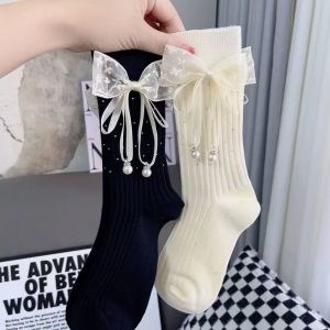 European Bow Slouch Socks