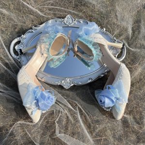 Light Blue Pointed Heels