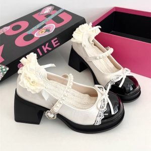 Sweet French Bow Heels