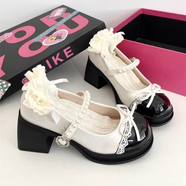 Sweet French Bow Heels