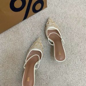 ZA Ethnic Embroidered Sandals ♡︎