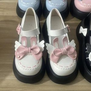 Fairy Wing Bow Heels