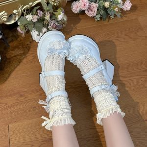 Bow Platform Lolita Heels