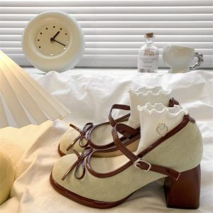 French Bow Mary Jane Heels