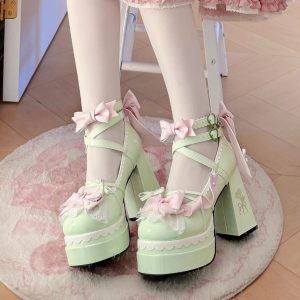 Cotton Candy Lolita Heels