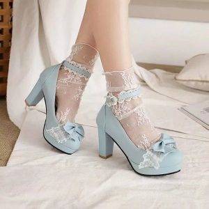 Baby Doll Bow Heels