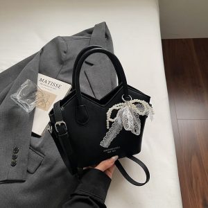 French Pearl Bow Handbag