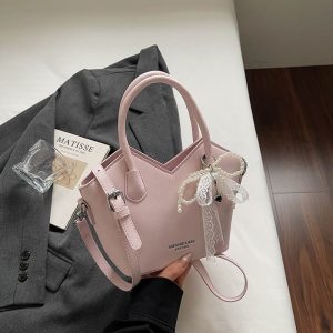French Pearl Bow Handbag