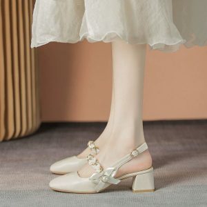 French Soft Leather Mary Janes