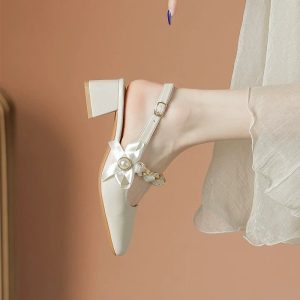 French Soft Leather Mary Janes