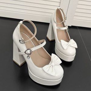 Lolita Bow Mary Jane Heels