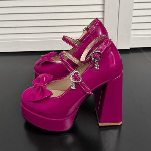 Lolita Bow Mary Jane Heels