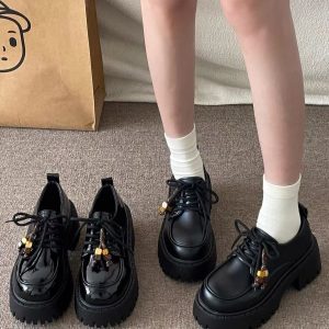 British Chunky Mary Jane Loafers