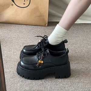 British Chunky Mary Jane Loafers