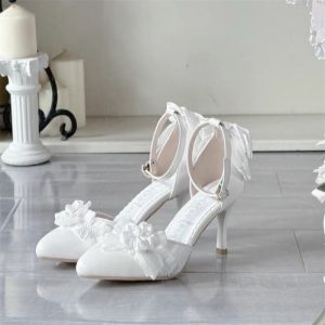 Moonlight Sakura Bow Heels