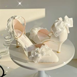 Moonlight Sakura Bow Heels