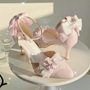 Moonlight Sakura Bow Heels