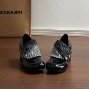DGDA Polka Bow Mary Jane Heels